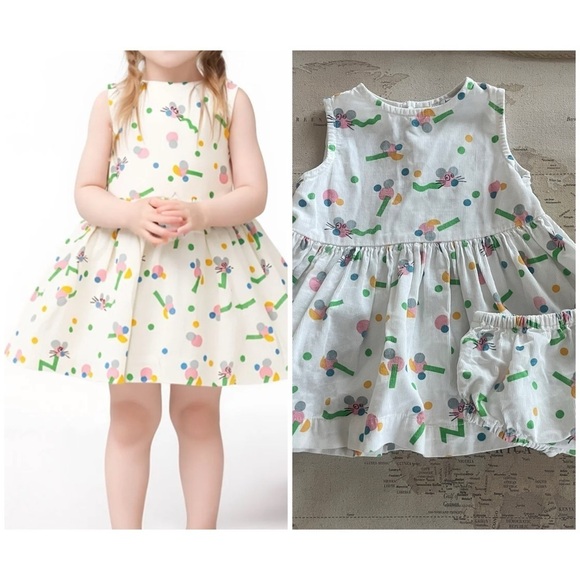 Stella McCartney Other - Stella McCartney Kids Wiggle Dress & Diaper Cover 9mo